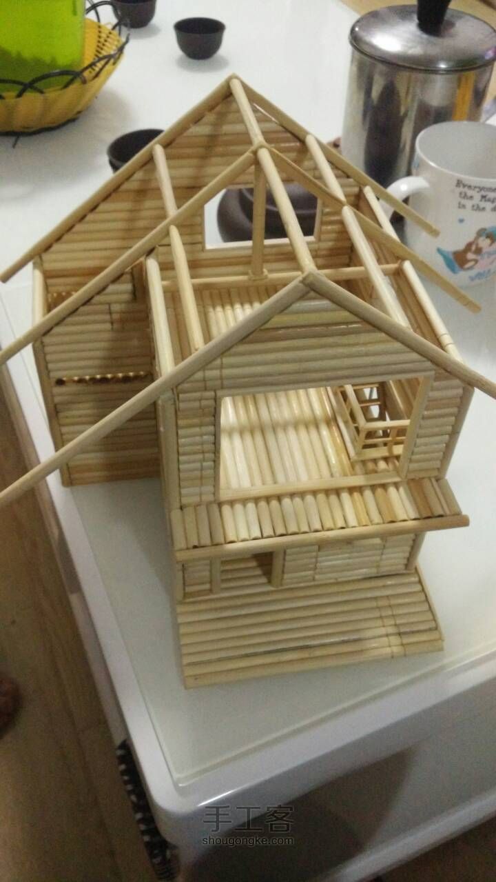 一次性筷子制作小别墅㈡ 第72步