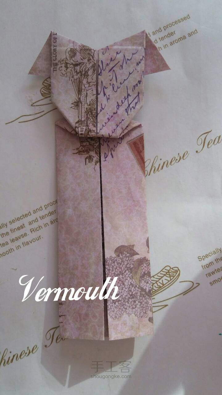 ［Vermouth］纸艺——小礼服 第15步