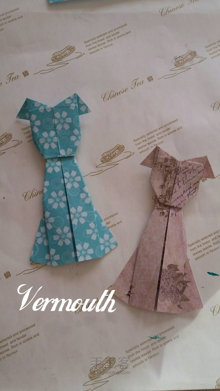 ［Vermouth］纸艺——小礼服 第19步