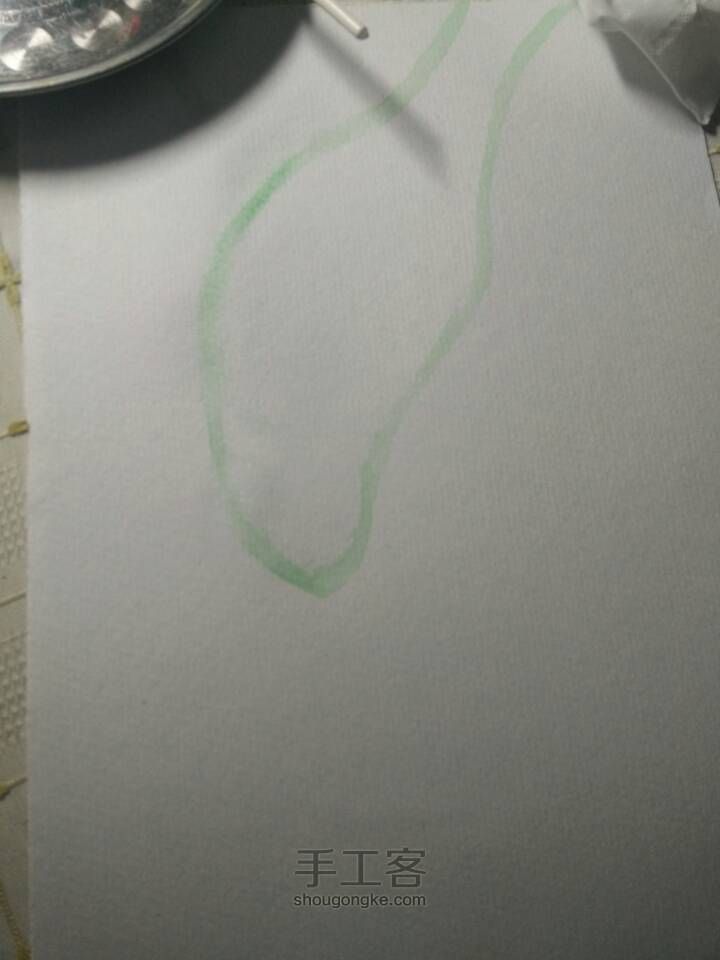 画渣的成长之路——水彩翠鸟 第3步
