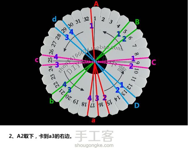 狮子座♌星座手链（风图形） 第5步