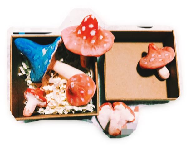 小板凳教程文艺范十足的粘土小蘑菇 第7步