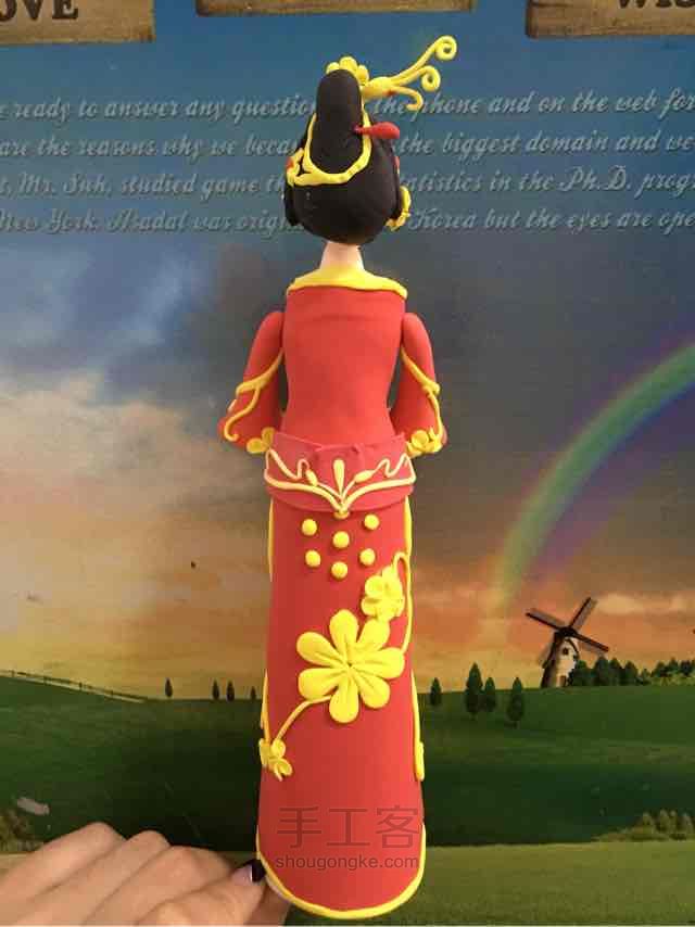 超轻粘土古装娃娃 第20步