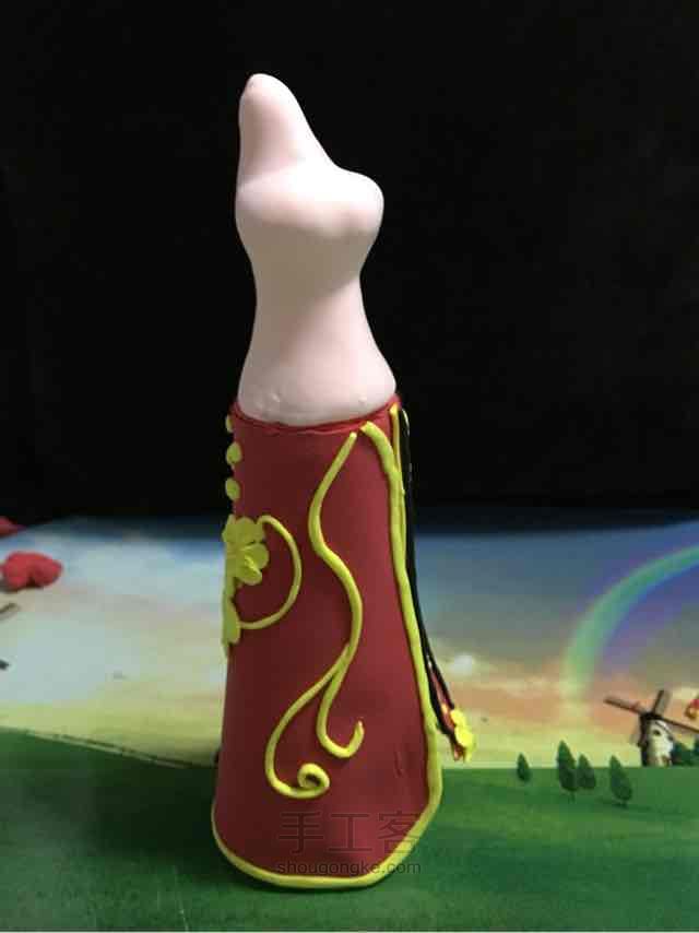 超轻粘土古装娃娃 第13步