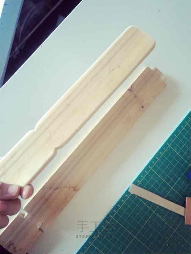 裁皮刀磨刀板的制作 第4步