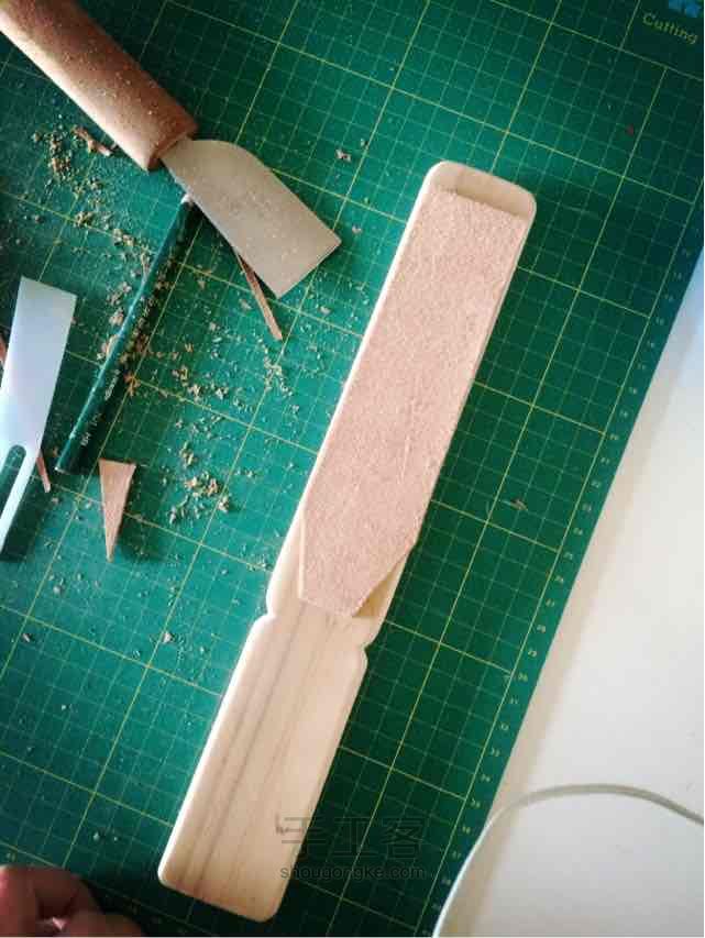 裁皮刀磨刀板的制作 第8步