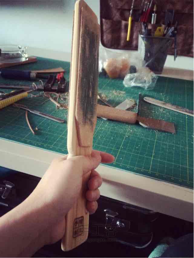 裁皮刀磨刀板的制作 第11步