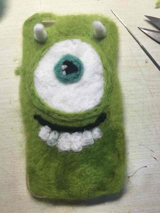 个性羊毛毡手机壳 第3步