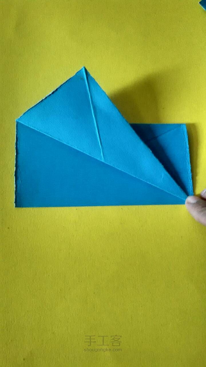 创意六角表白翻折 第4步