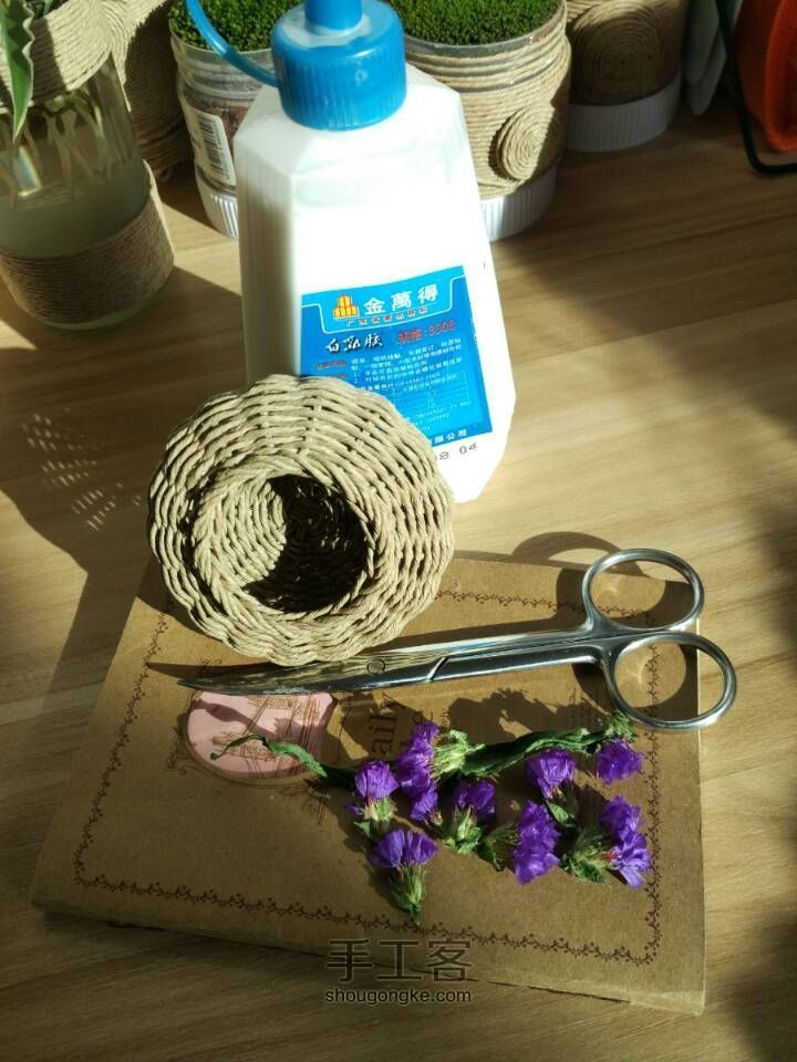 森系永生花 第1步
