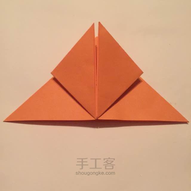 蝴蝶折法一 第4步