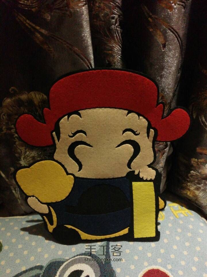 红红火火的新年装饰------天降财神挂件 第8步