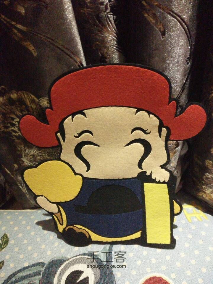 红红火火的新年装饰------天降财神挂件 第9步