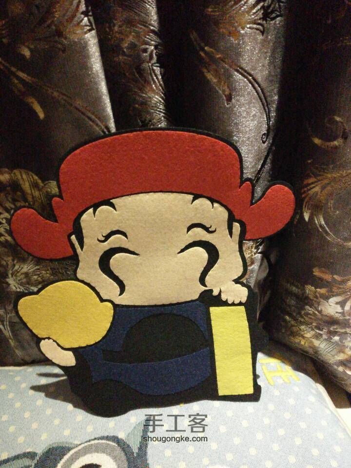 红红火火的新年装饰------天降财神挂件 第7步