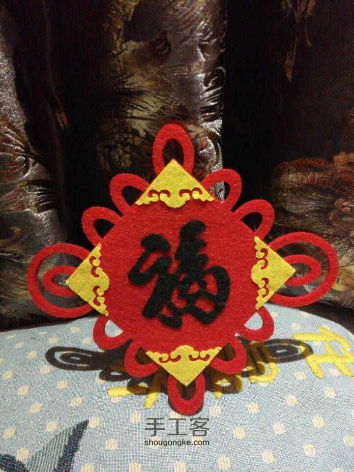 红红火火的新年装饰------天降财神挂件 第20步