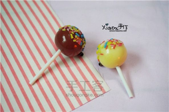 【Xiaox手作】两种简单又可口的棒棒糖 第22步