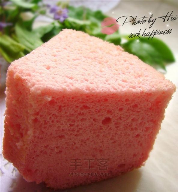 草莓戚风蛋糕——给自己一个粉红的梦 第3步
