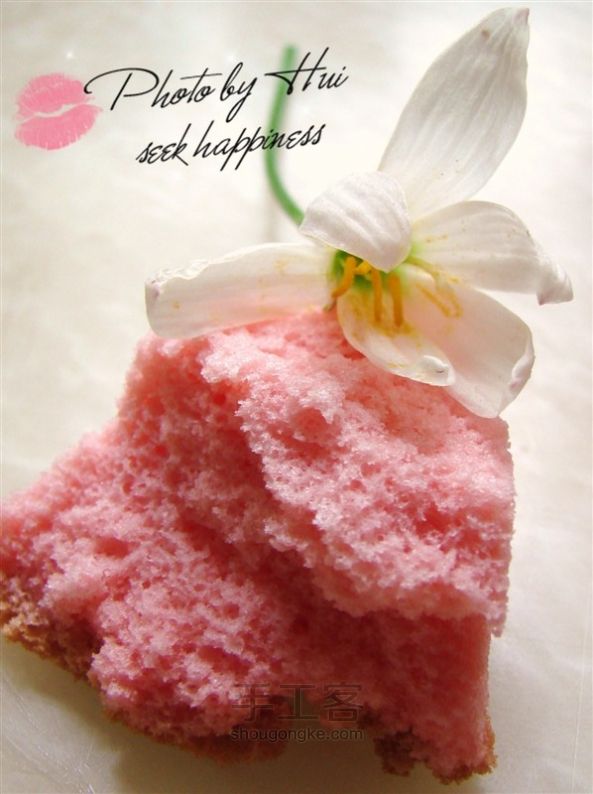 草莓戚风蛋糕——给自己一个粉红的梦 第5步