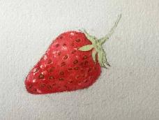 非原创，手绘草莓