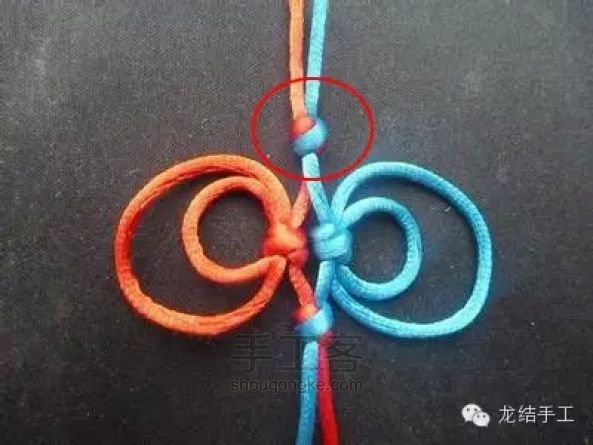 《中国结编绳基础入门》第六课_—出双入对的双连结 第1步