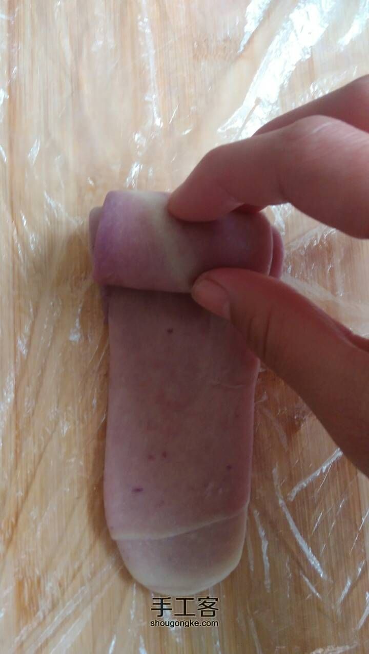 酥到掉渣的紫薯酥 第11步