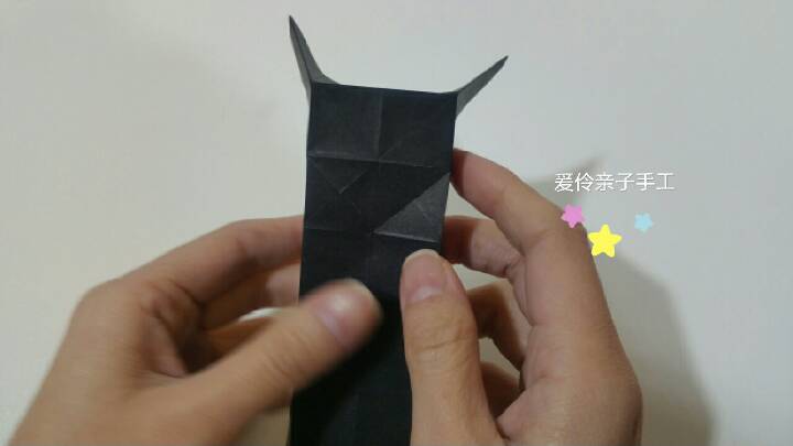 【折纸】某猫😁（钛金眼） 第17步