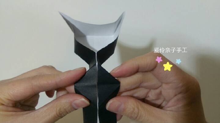 【折纸】某猫😁（钛金眼） 第29步