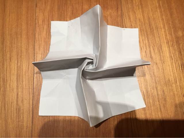 花萼一体的佐藤玫瑰折纸教程 第13步