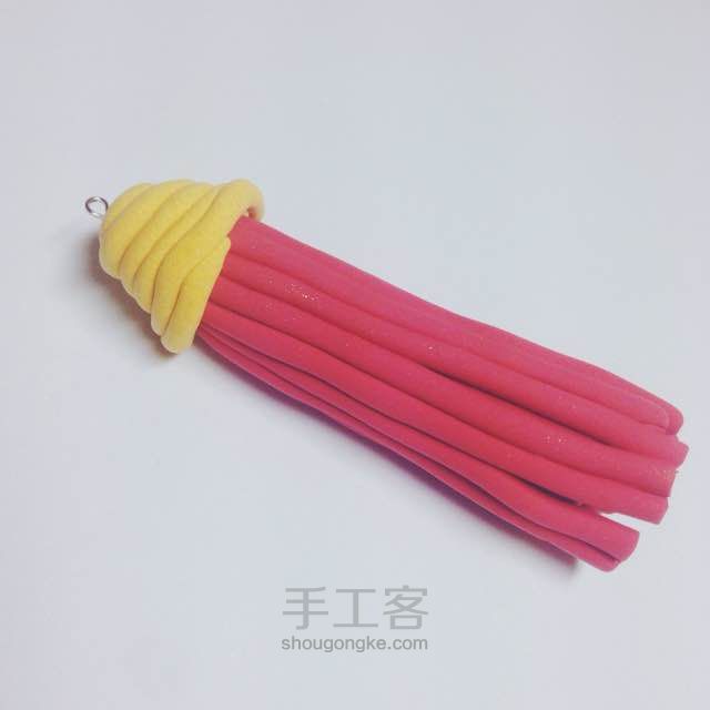 木目粘土教程—猴年挂饰 第39步