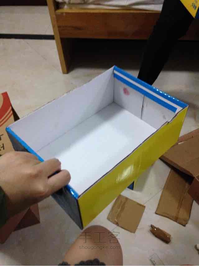 纸盒储物柜 第4步