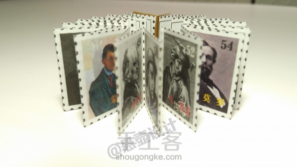 卡纸、纸片制作-小书-99位欧美画家图鉴 第5张