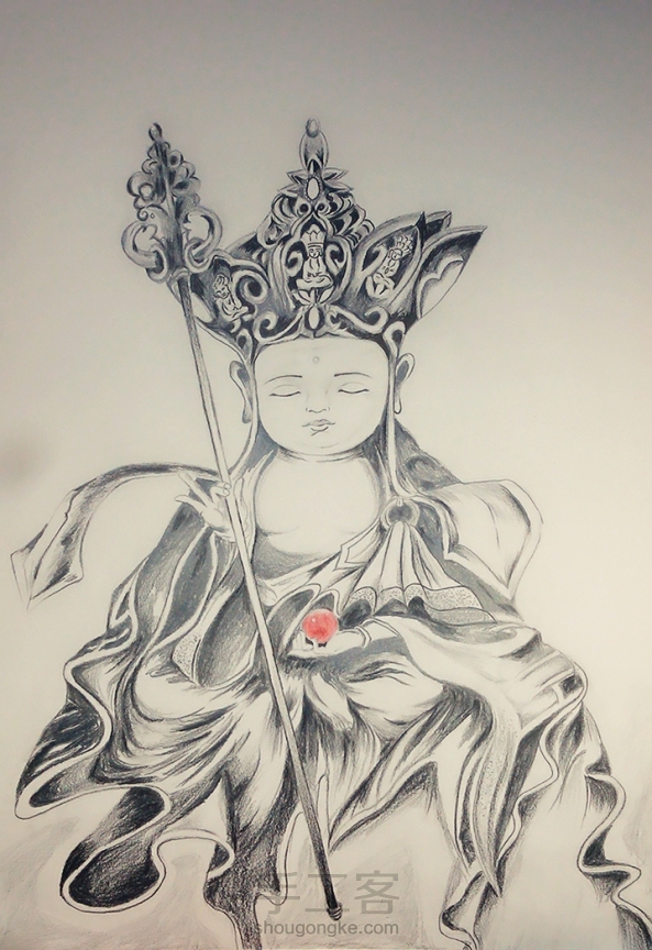 比例没控制好，下面不够画了