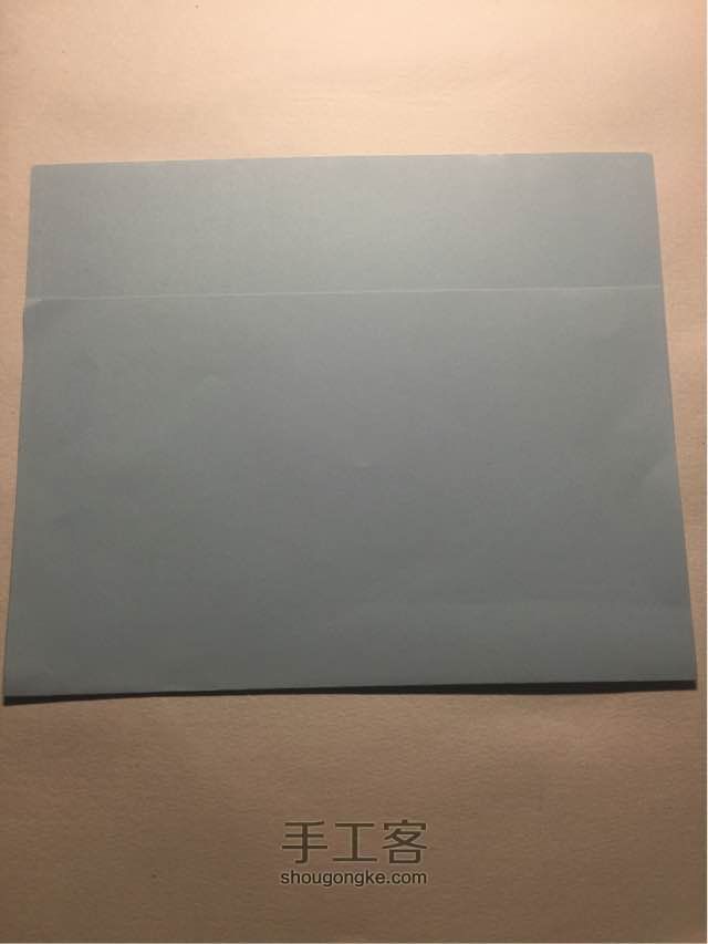 （纸盒系列八十一）牛奶盒折法 第2步