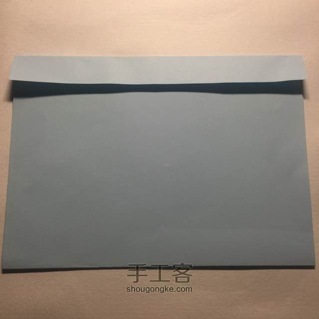 （纸盒系列八十一）牛奶盒折法 第3步