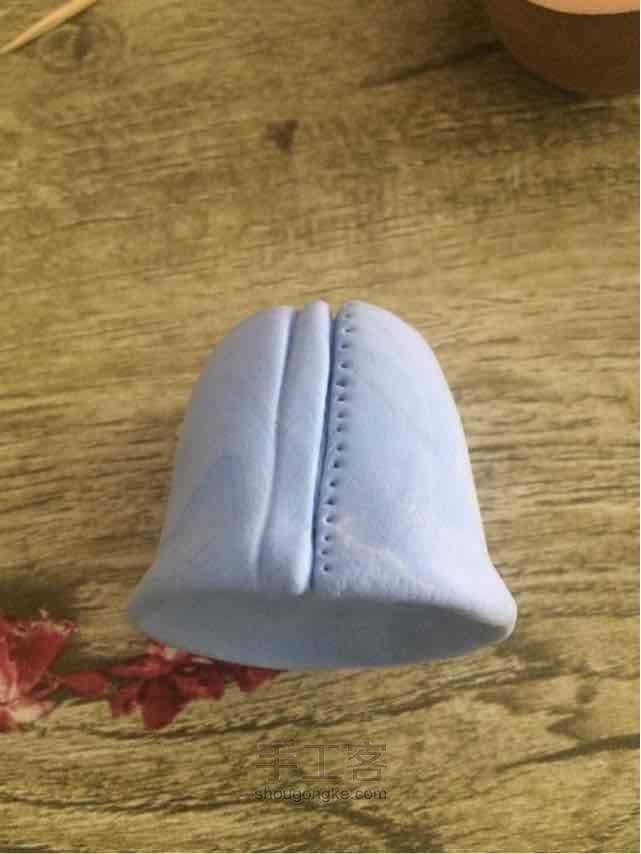苍耳手作，军装小猴笔筒 第6步
