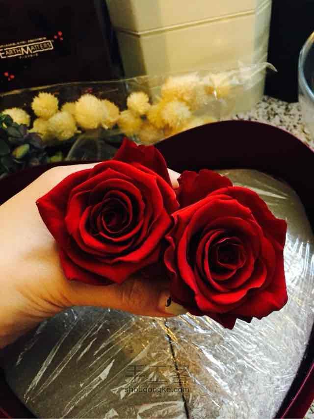 红色心形永生花盒，送闺蜜的结婚礼物❤️ 第3步