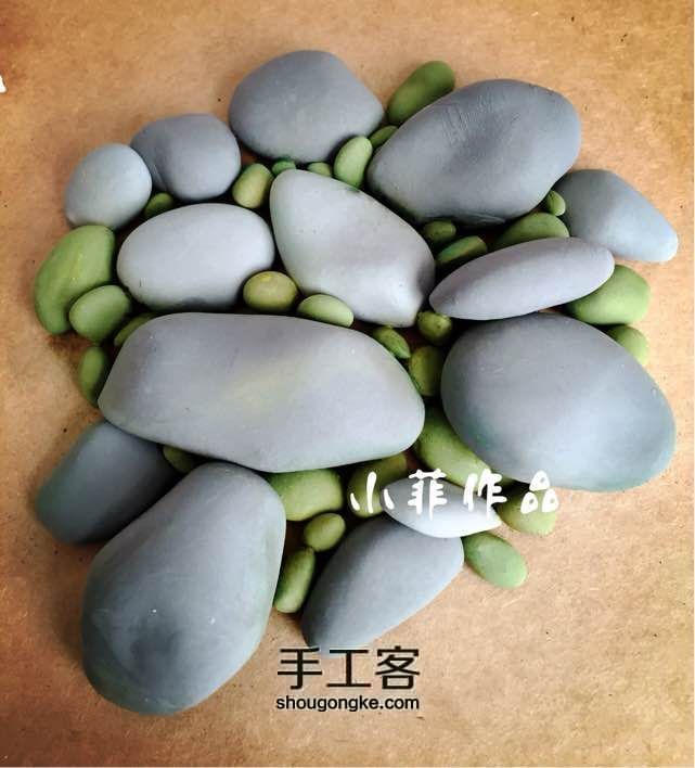 小菲粘土作品——年年有余 第19步