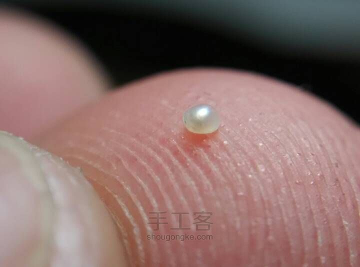 如何把1.5毫米的珍珠磨到1.0毫米 第12步