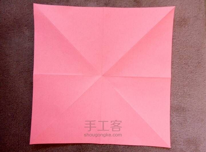 简单清新的折纸书签哒！ 第2步