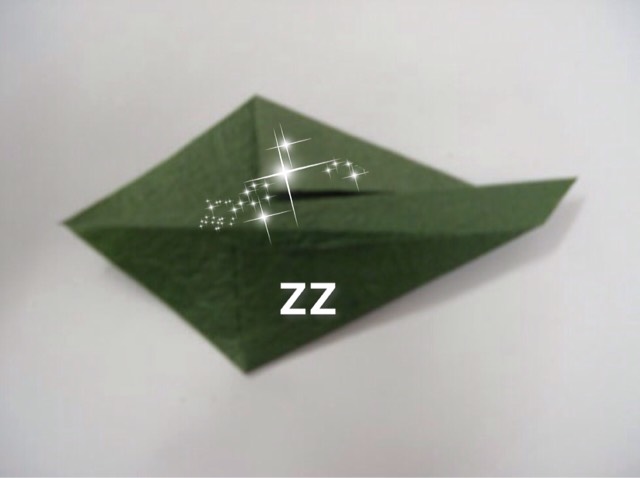 折纸贴画蒲公英制作方法 第6步