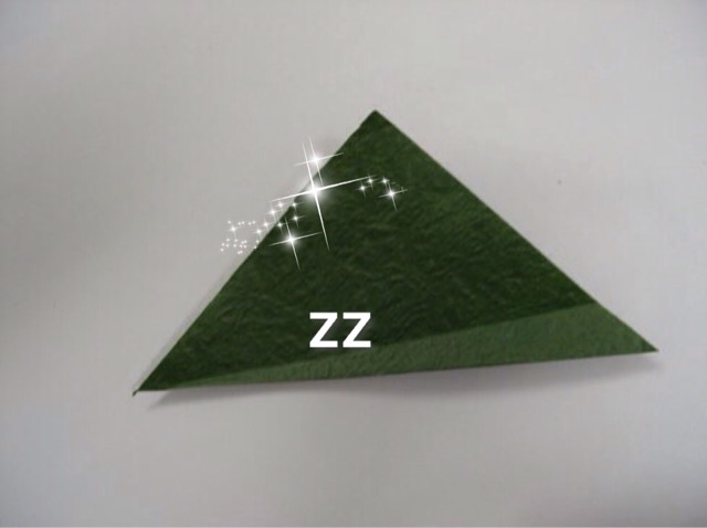 折纸贴画蒲公英制作方法 第4步