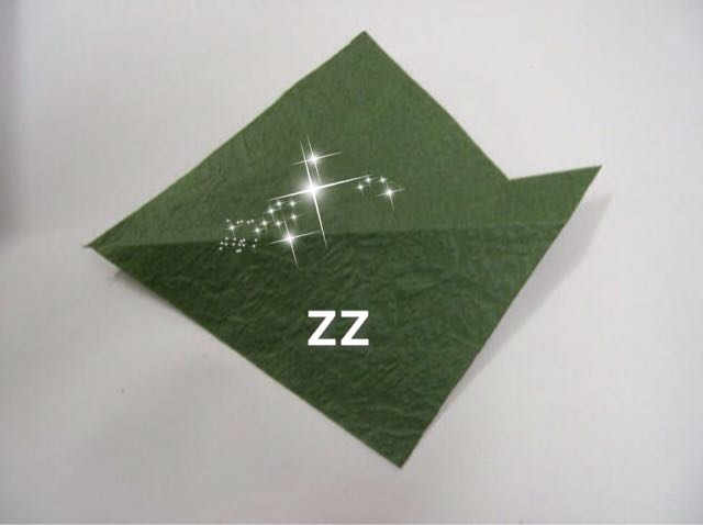 折纸贴画蒲公英制作方法 第5步