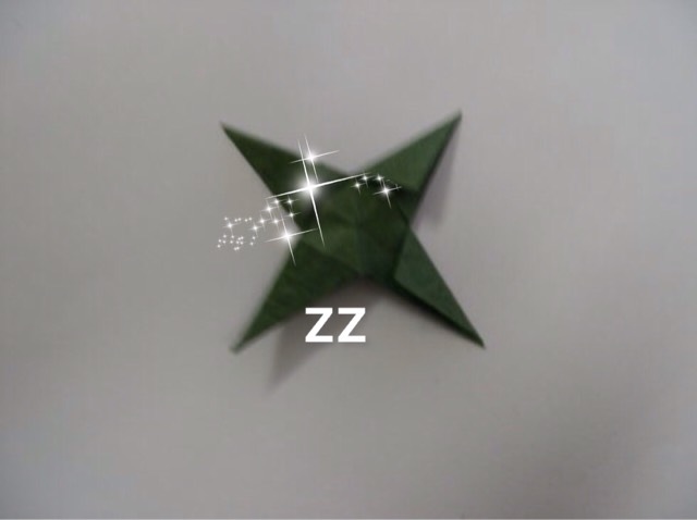 折纸贴画蒲公英制作方法 第17步