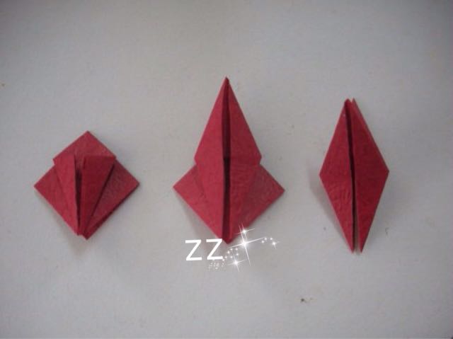 折纸贴画红枫制作方法 第4步