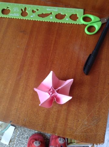 【杨桃花】折纸教程 第28步