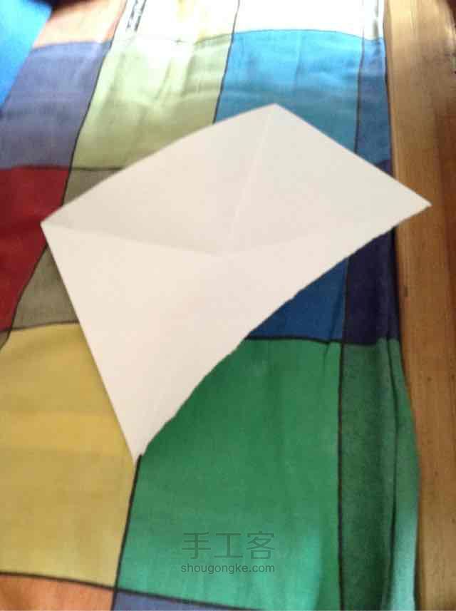 纸折小鲨鱼 第1步