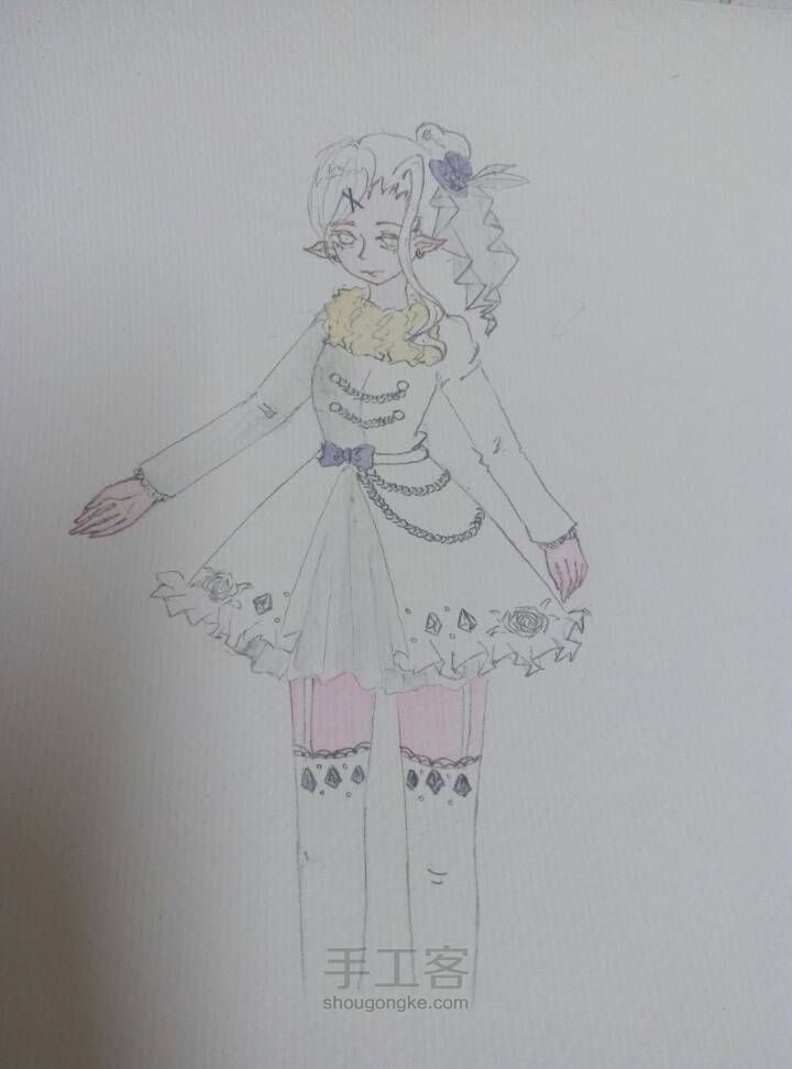 画渣二竹子的渣水彩教程 第3步