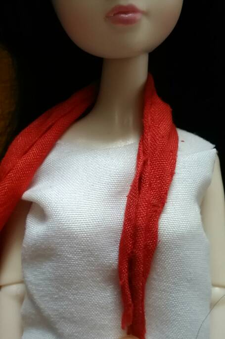 娃用红领巾 第1步