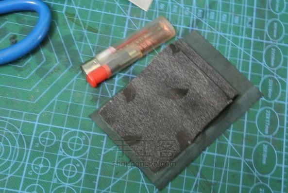羊皮折边竖款短夹过程 第7步