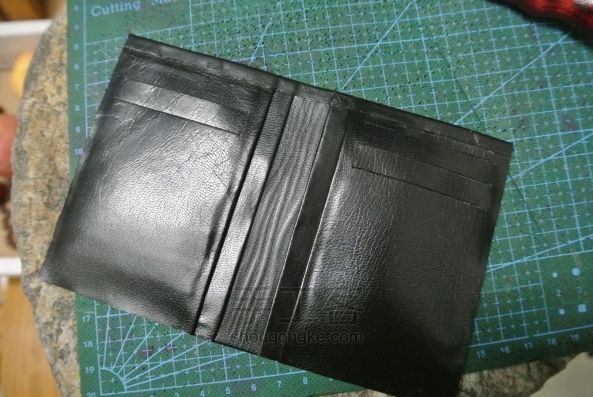 羊皮折边竖款短夹过程 第12步